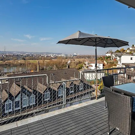Koblenz Rheinblick Penthouse Apartment *