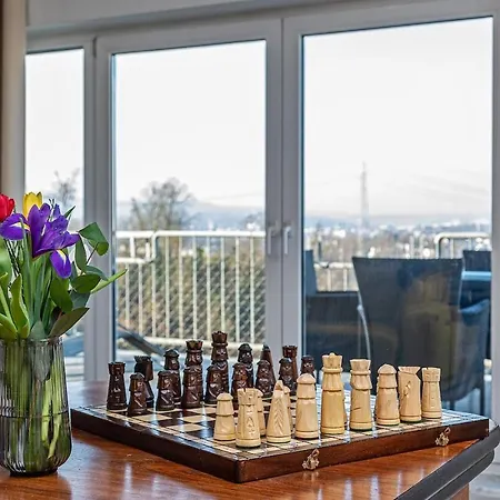 Koblenz Rheinblick Penthouse 아파트 *