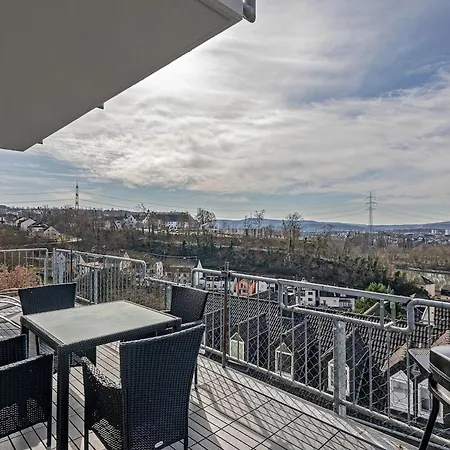 Koblenz Rheinblick Penthouse Apartment *
