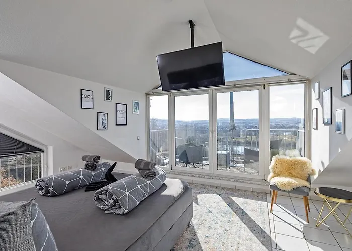 Koblenz Rheinblick Penthouse アパート ファレンダー