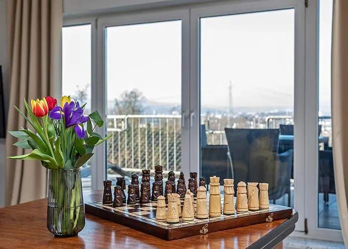 Koblenz Rheinblick Penthouse アパート *